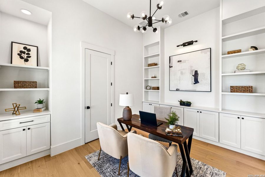 Furnished interior view inside a new home in , Bulverde (Image 47). Furnished interior view inside a new home in , Bulverde (Image 47).