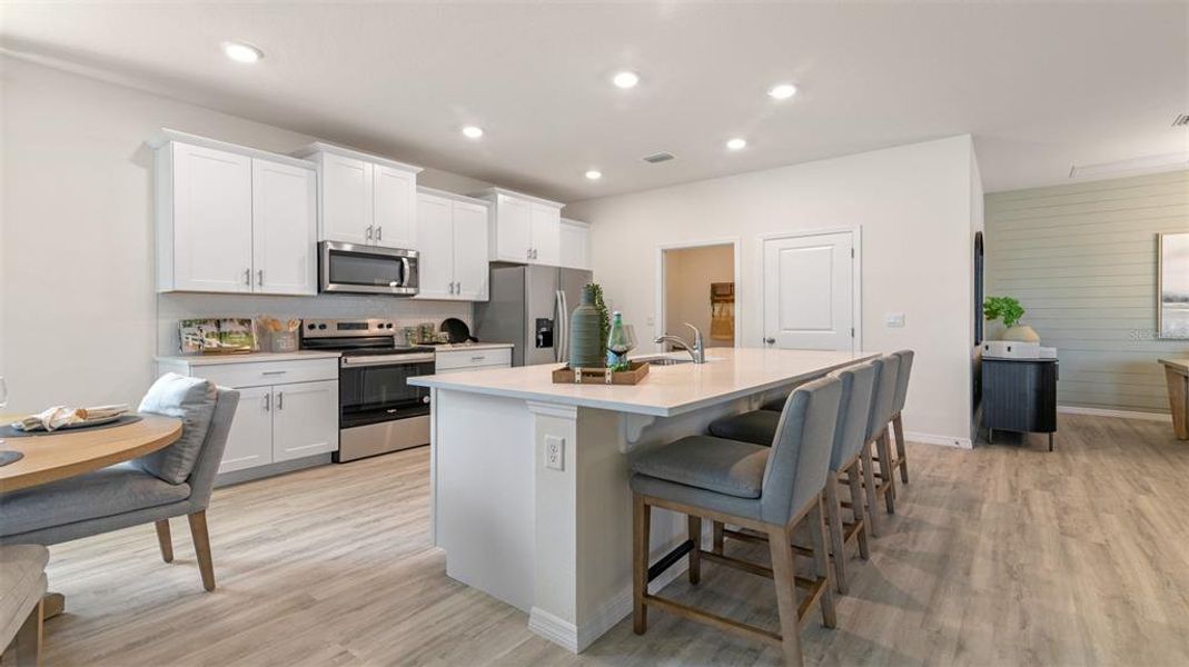 Furnished interior view inside a new home in Archers Mill, Ormond Beach (Image 3).