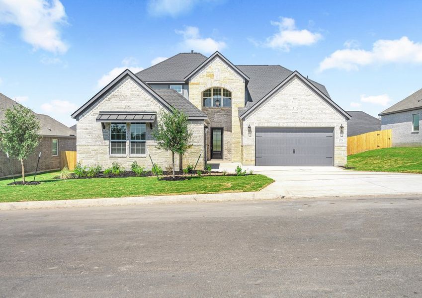 The Santos is a beautiful two-story home. The Santos is a beautiful two-story home.