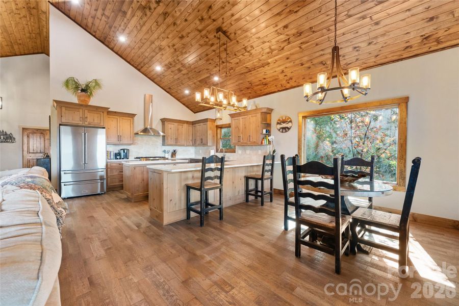 Furnished interior view inside a new home in , Waynesville (Image 4).
