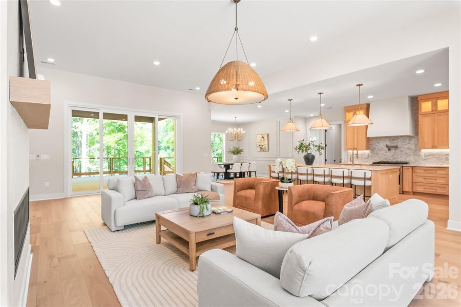 Furnished interior view inside a new home in , Waxhaw (Image 6).