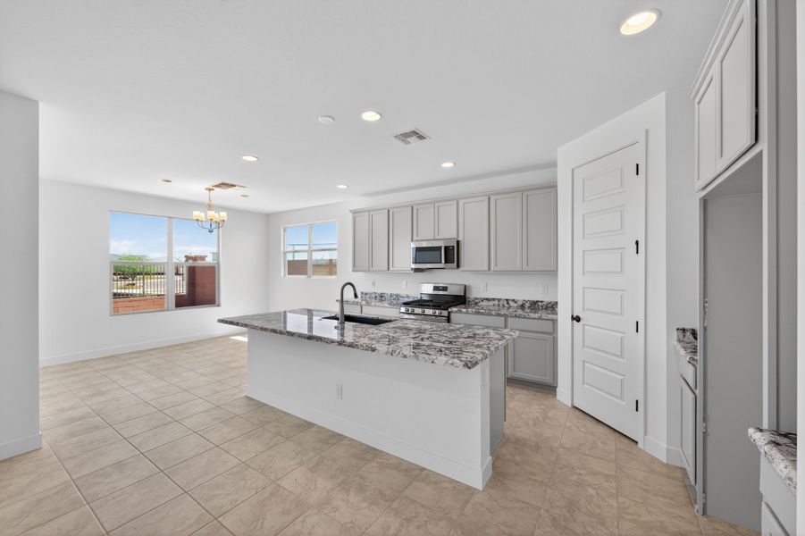 Furnished interior view inside a new home in Artisan at Asante, Surprise (Image 11).