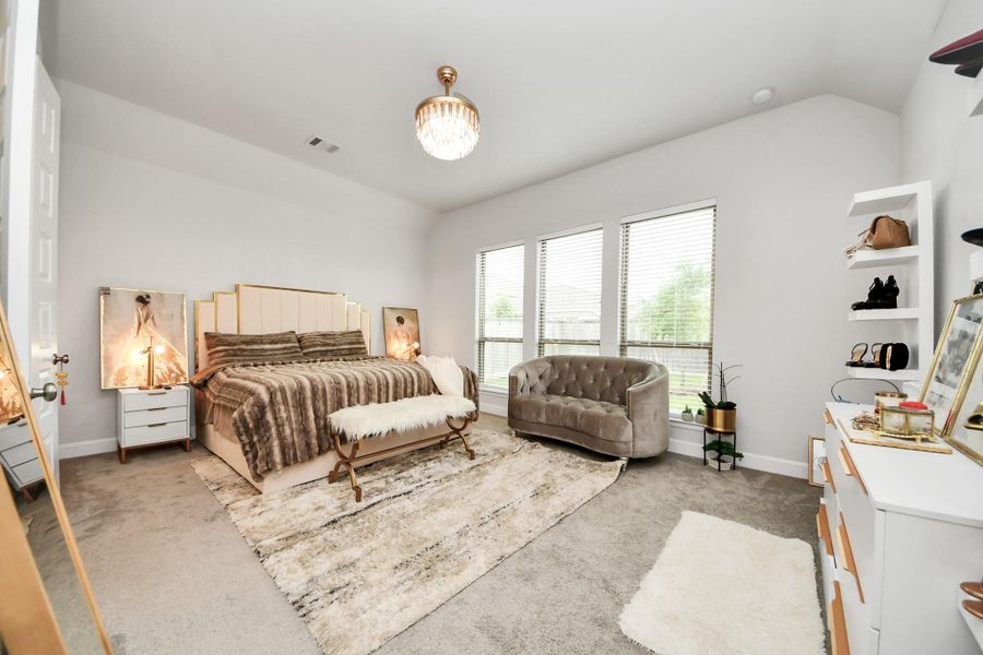 Furnished interior view inside a new home in Bridgeland, Cypress (Image 14). Furnished interior view inside a new home in Bridgeland, Cypress (Image 14).