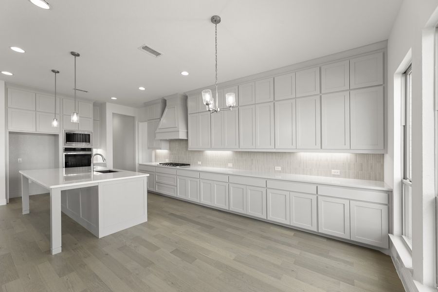 Furnished interior view inside a new home in Nelson Lake Estates, Rockwall (Image 10).