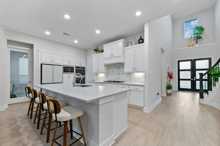 Furnished interior view inside a new home in Trillium, Richmond (Image 16).