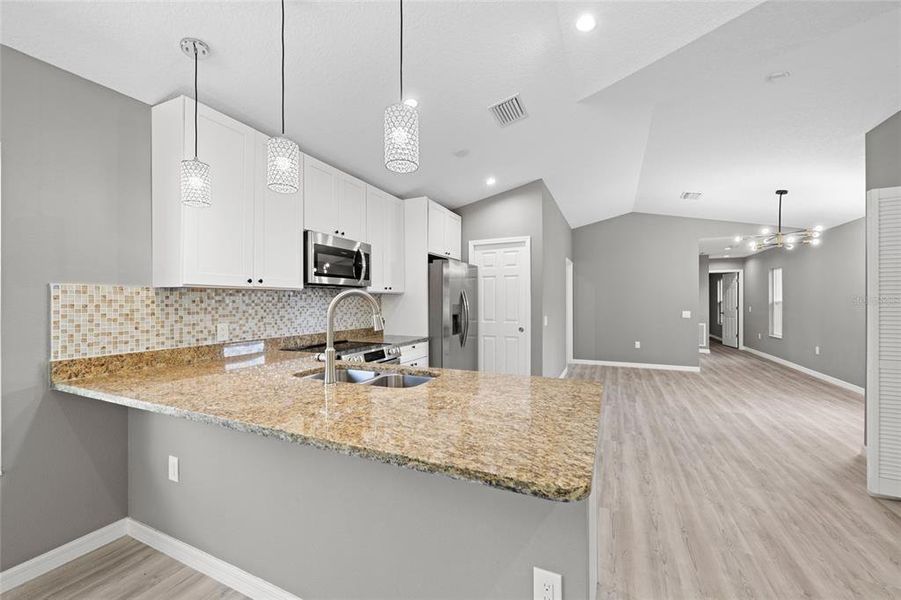 Furnished interior view inside a new home in , Sarasota (Image 10).