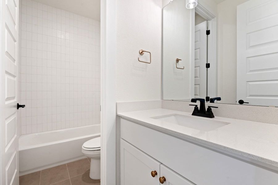 Furnished interior view inside a new home in Flora, Hutto (Image 17).