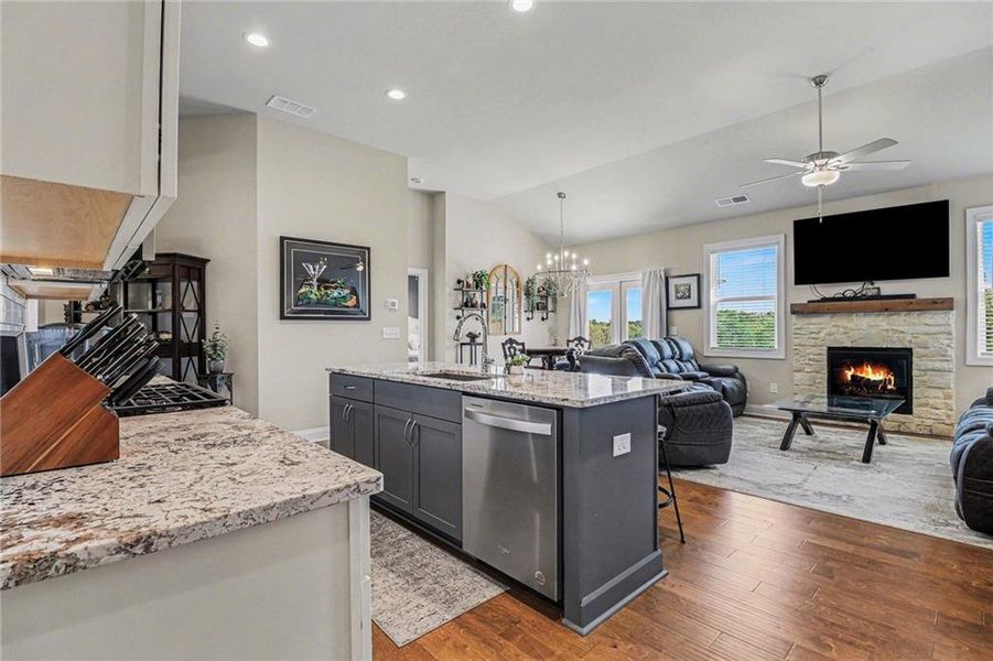 Furnished interior view inside a new home in , Canton (Image 11).