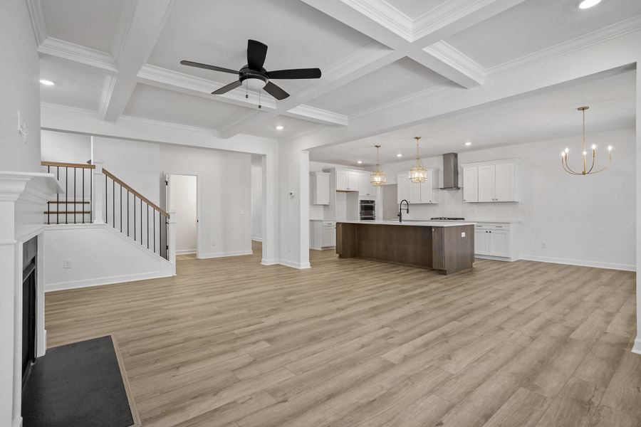 Spacious, unfurnished interior of a new home in Georgias Landing, Raleigh (Image 21). Spacious, unfurnished interior of a new home in Georgias Landing, Raleigh (Image 21).