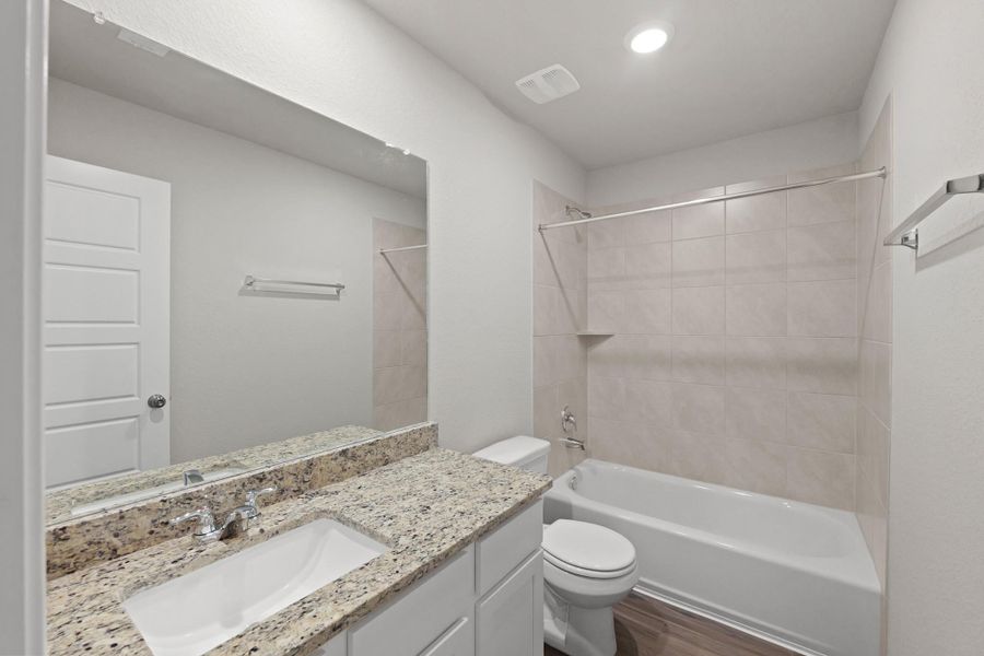 Furnished interior view inside a new home in Bammel Oaks, Houston (Image 4). Furnished interior view inside a new home in Bammel Oaks, Houston (Image 4).