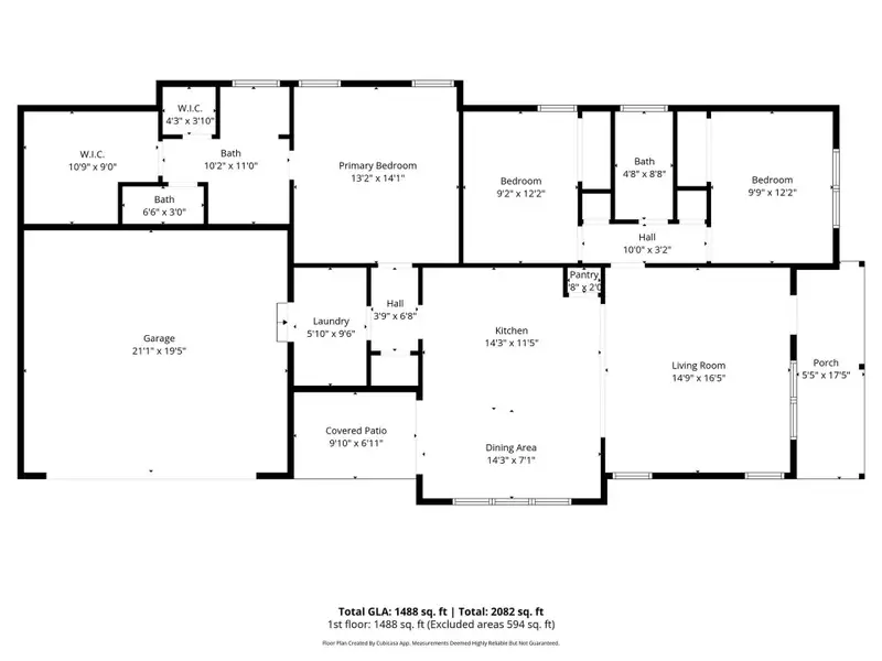 2D floor plan layout of this home in , Albemarle, NC (Image 3).