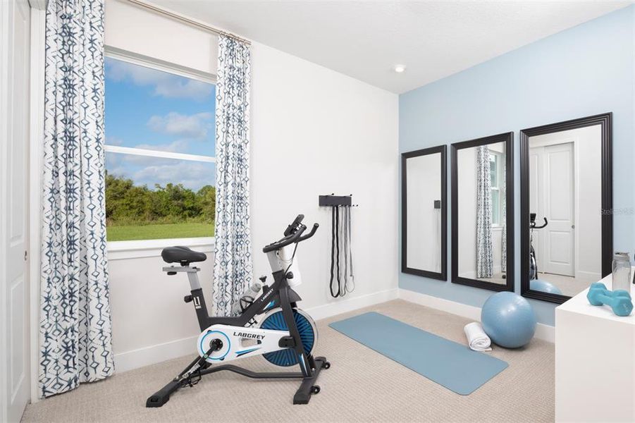 Furnished interior view inside a new home in Wellen Park, Venice (Image 15).