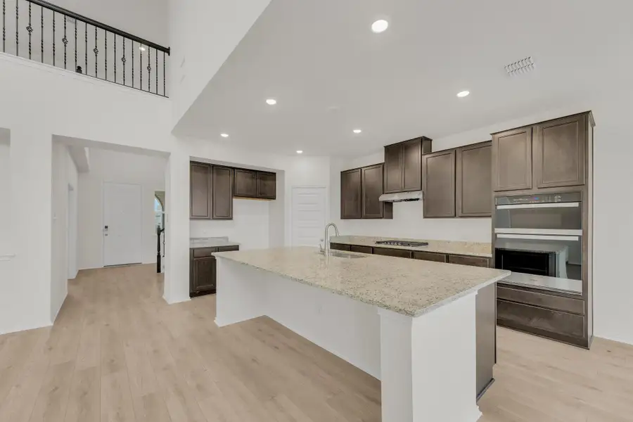 Furnished interior view inside a new home in Salerno - Hallmark Collection, Round Rock (Image 8). Furnished interior view inside a new home in Salerno - Hallmark Collection, Round Rock (Image 8).