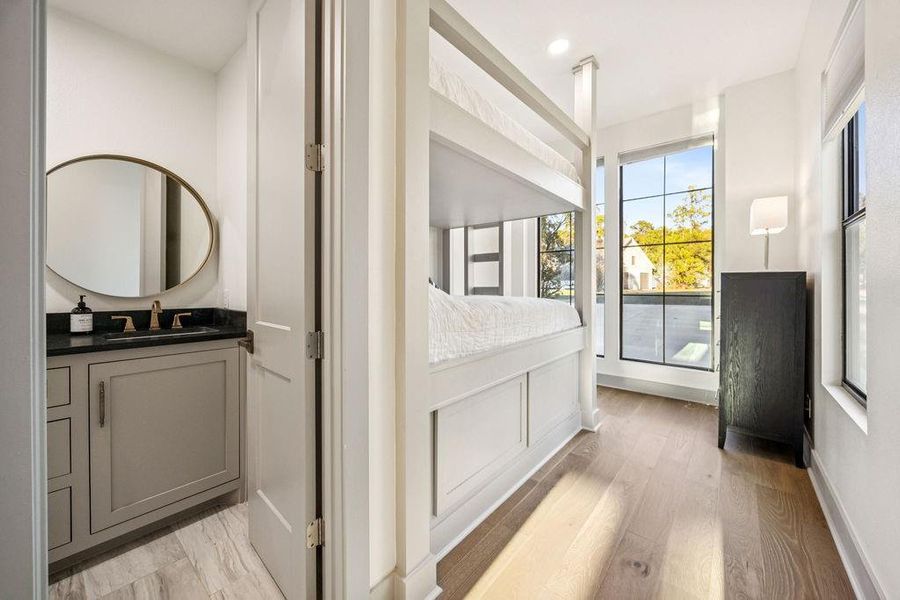 Furnished interior view inside a new home in , Brookeland (Image 18).