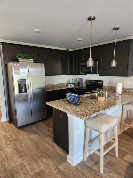 Furnished interior view inside a new home in The Enclave at Stonewall Station, Atlanta (Image 11). Furnished interior view inside a new home in The Enclave at Stonewall Station, Atlanta (Image 11).