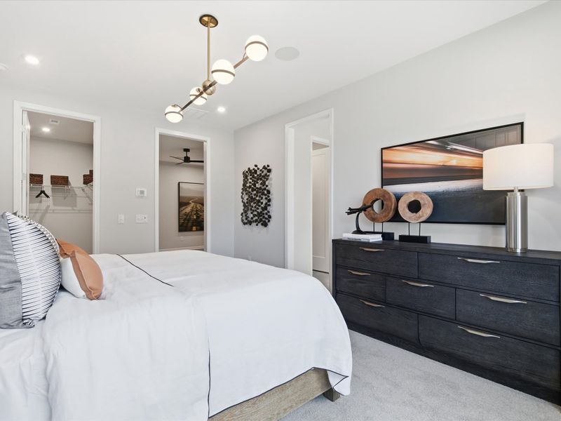 Representative furnished interior of a home built from the Avett by Tri Pointe Homes in Ellis Townes, Charlotte (Image 13).