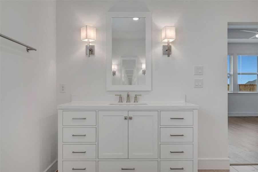Furnished interior view inside a new home in Timberbrook, Justin (Image 12).