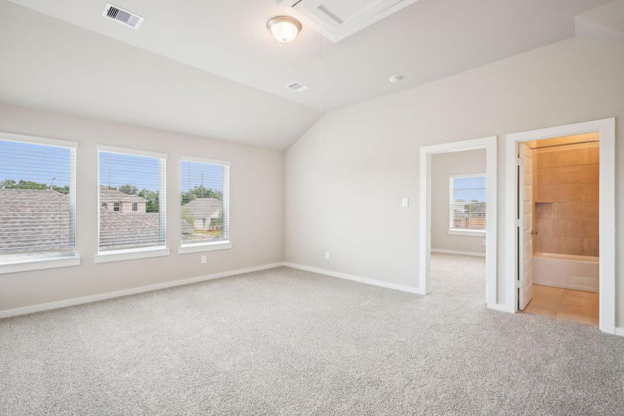 Photo is not of the actual home, but is an inspirational photo of builder’s model home and may depict options, furnishings, and/or decorator features that are not included