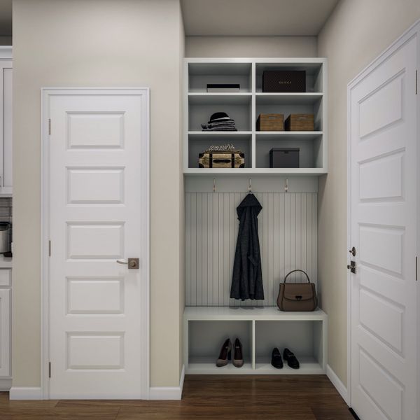 Representative furnished interior of a home built from the Spyglass by Tri Pointe Homes in Flora, Hutto (Image 21).