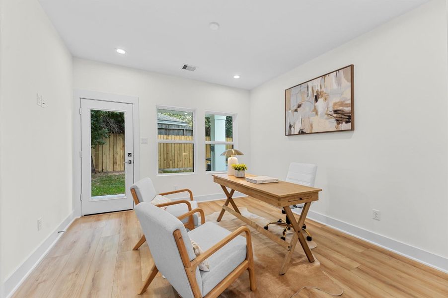 Furnished interior view inside a new home in , Houston (Image 19).