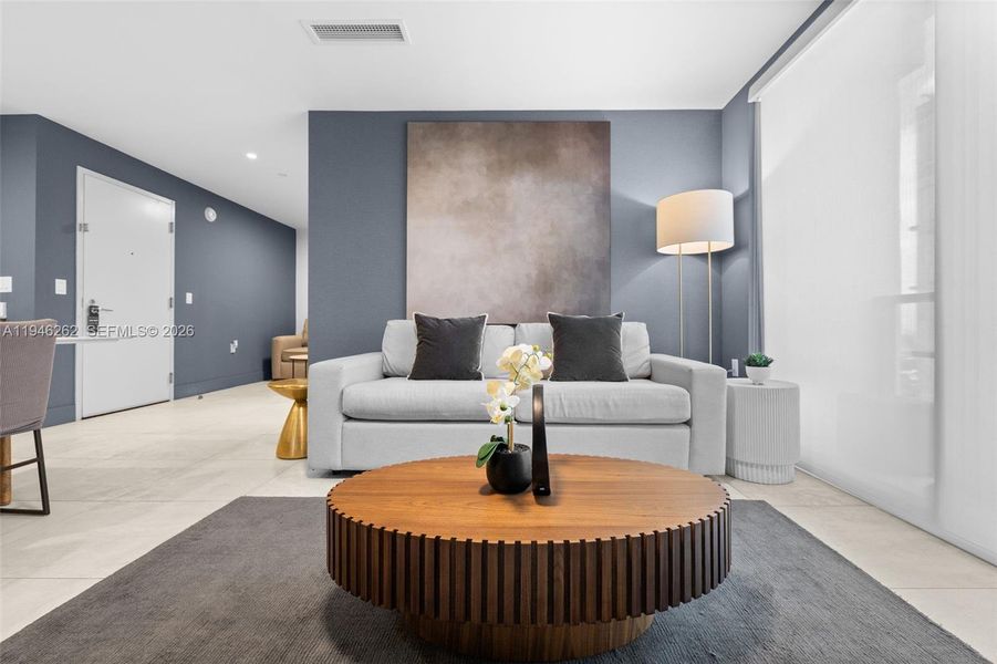 Furnished interior view inside a new home in , Miami (Image 38).