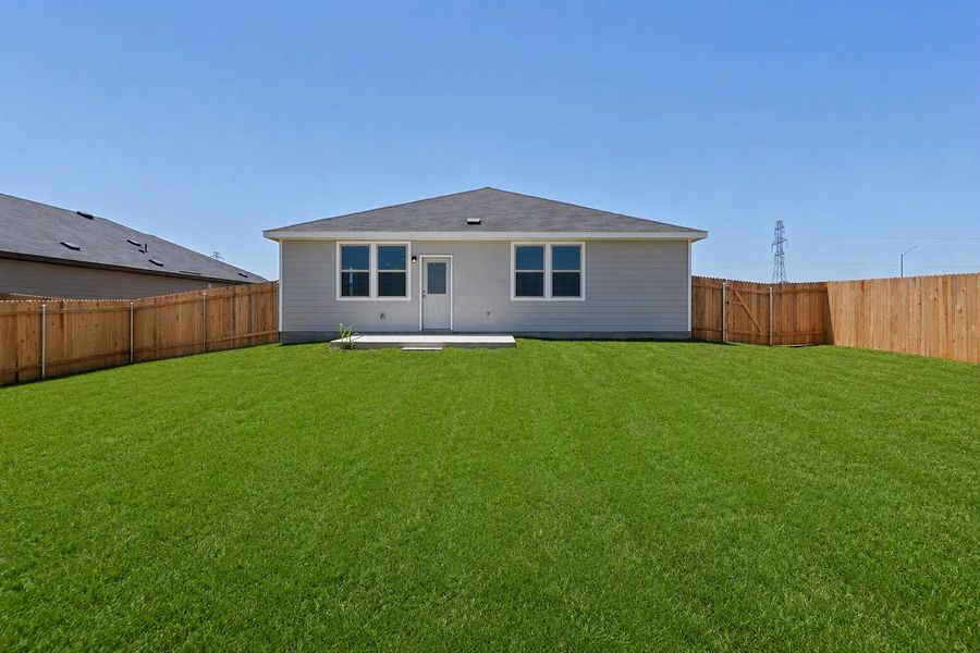 Exterior details and patio area of a home in County View, Temple (Image 3). Exterior details and patio area of a home in County View, Temple (Image 3).