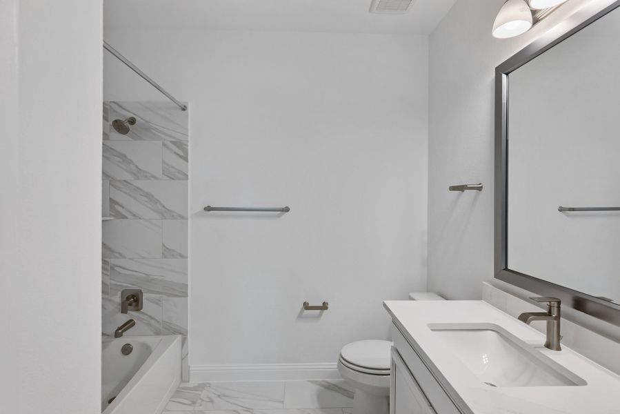 Representative furnished interior of a home built from the Hasley by Ashton Woods in The Estates at La Cima, San Marcos (Image 4).