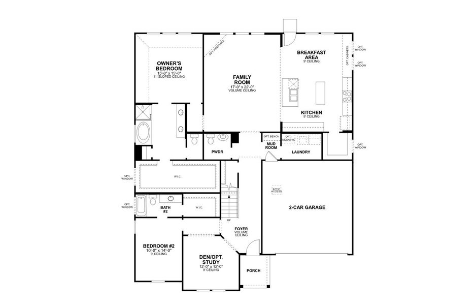 2D floor plan layout of this home in Lilyana, Celina, TX (Image 2). 2D floor plan layout of this home in Lilyana, Celina, TX (Image 2).