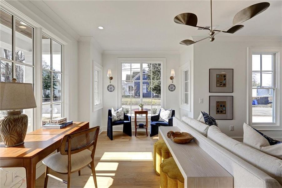Furnished interior view inside a new home in , Gainesville (Image 7).