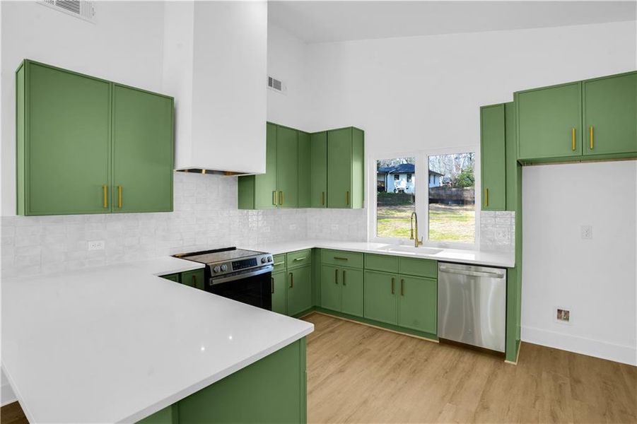 Furnished interior view inside a new home in , Decatur (Image 5).