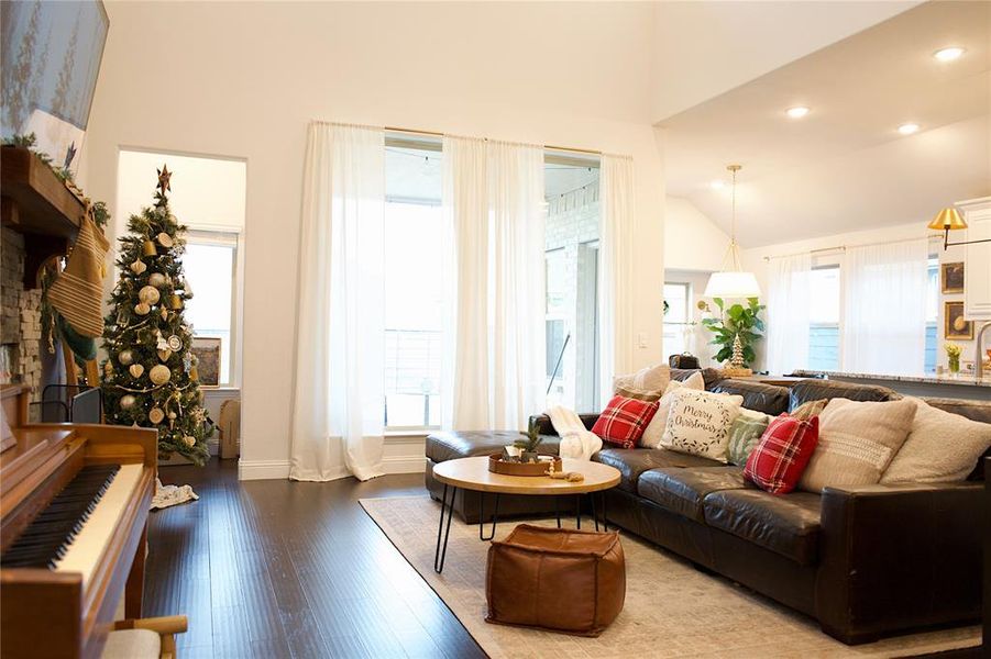 Furnished interior view inside a new home in , Little Elm (Image 24).