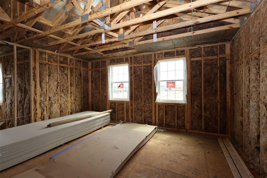 In-progress construction of a new home in Center Lake on the Park, St. Cloud, FL (Image 9).