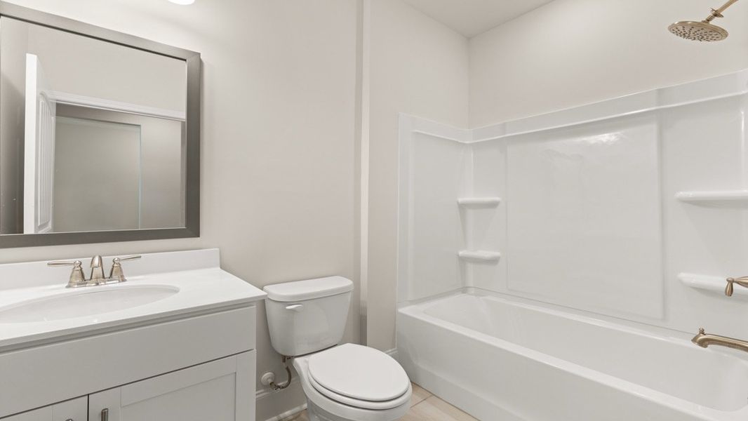 Representative furnished interior of a home built from the BRISTOL by D.R. Horton in Hamptons at Riverwood North, Dallas (Image 12).