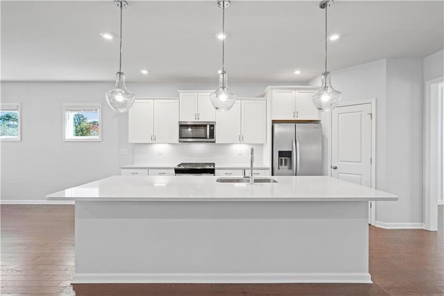 Furnished interior view inside a new home in Berkeley Mill, Cumming (Image 6). Furnished interior view inside a new home in Berkeley Mill, Cumming (Image 6).