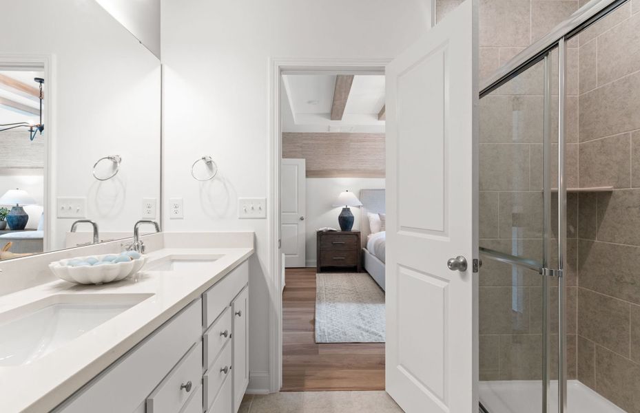 Owner's Suite Bath with Double Vanity