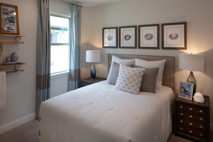 Representative furnished interior of a home built from the Pewter by Taylor Morrison in Highland Lakes, McKinney (Image 13).