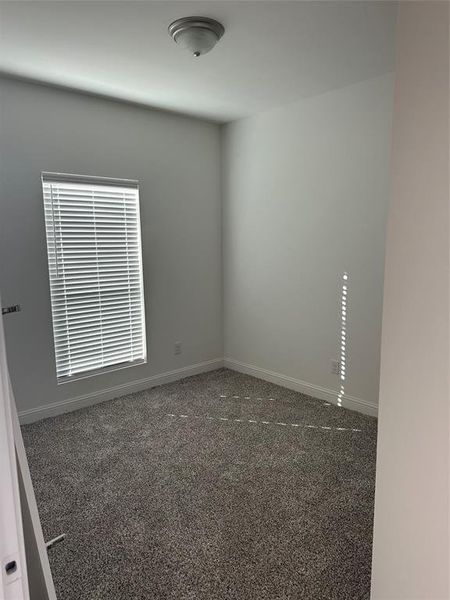 Unfurnished room with carpet floors