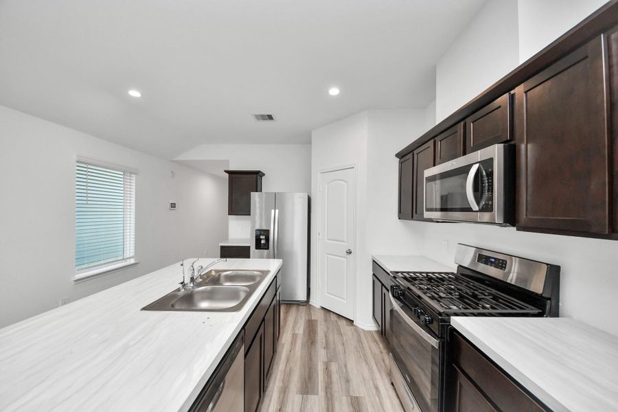 Furnished interior view inside a new home in Legacy Park, Houston (Image 6).