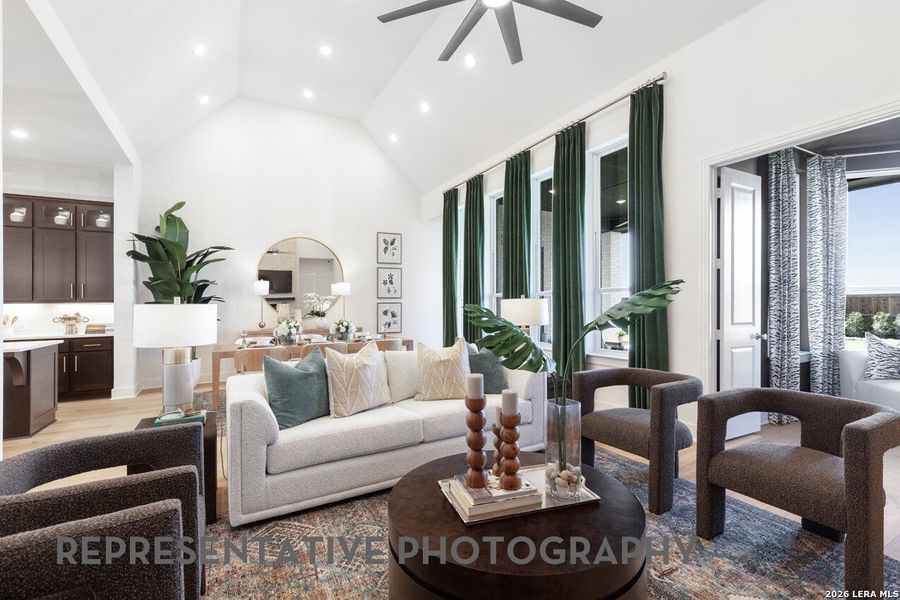 Furnished interior view inside a new home in Davis Ranch, San Antonio (Image 8).