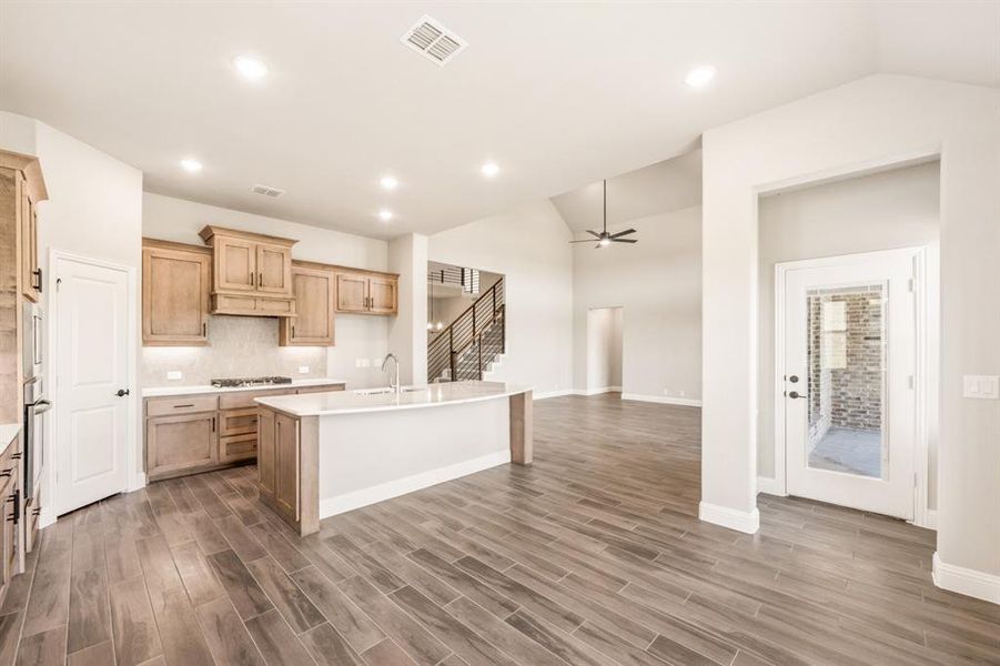 Furnished interior view inside a new home in Devonshire Classic 60-65, Forney (Image 7). Furnished interior view inside a new home in Devonshire Classic 60-65, Forney (Image 7).