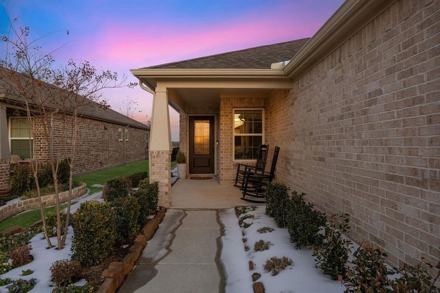 Exterior details and patio area of a home in , McKinney (Image 24).