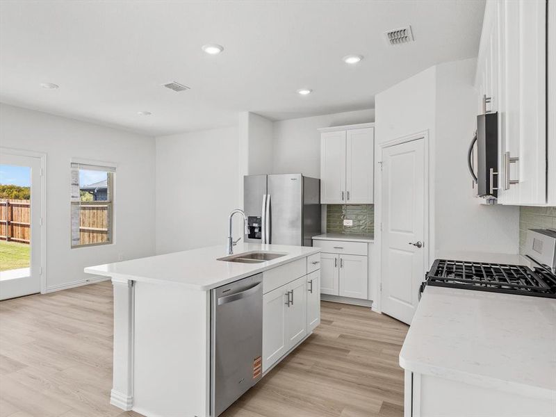Furnished interior view inside a new home in Simpson Crossing - Spring Series, McKinney (Image 7).