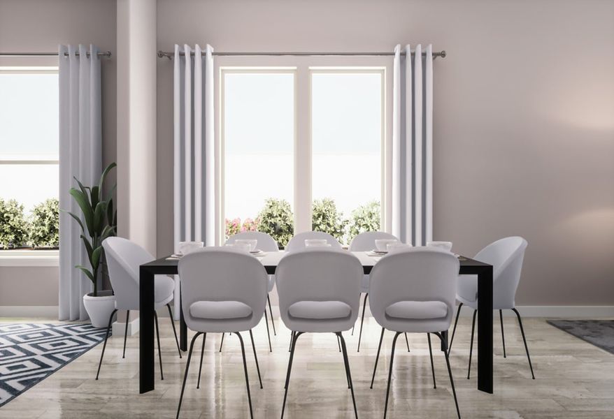 Furnished interior view inside a new home in View at the Reserve, Mansfield (Image 7). Furnished interior view inside a new home in View at the Reserve, Mansfield (Image 7).