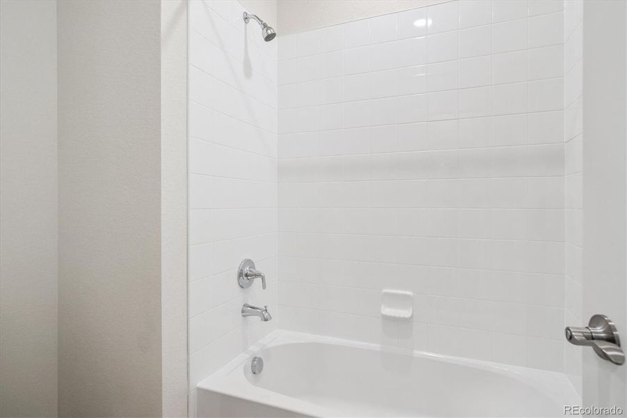 Furnished interior view inside a new home in Paired Homes at Alder Creek, Parker (Image 4). Furnished interior view inside a new home in Paired Homes at Alder Creek, Parker (Image 4).