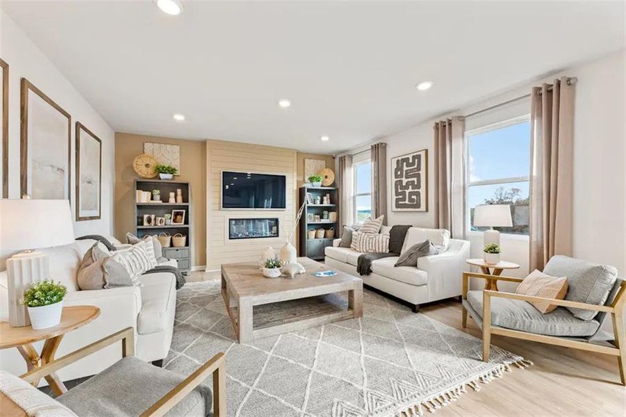Furnished interior view inside a new home in Hawthorne Reserve, Dallas (Image 21).