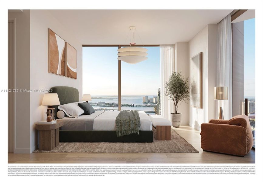 Furnished interior view inside a new home in Villa Miami, Miami (Image 11).