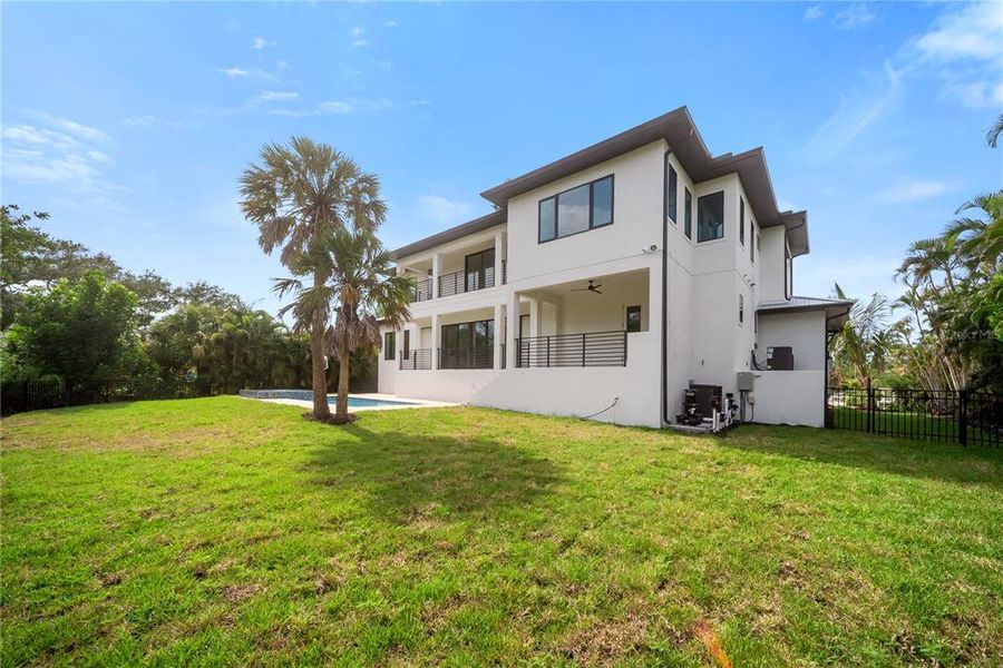 Exterior details and patio area of a home in , Longboat Key (Image 49). Exterior details and patio area of a home in , Longboat Key (Image 49).