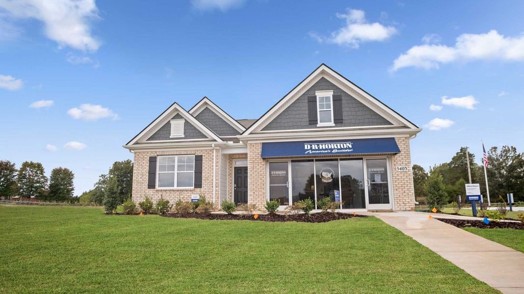 Front exterior of a new home in Timberwalk, Cookeville, TN, highlighting curb appeal (Image 2).