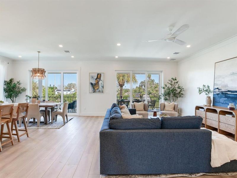 Furnished interior view inside a new home in , North Redington Beach (Image 11).