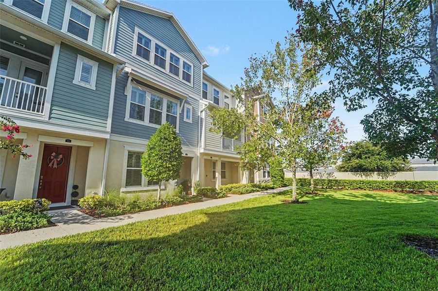 Exterior details and patio area of a home in , Tampa (Image 2). Exterior details and patio area of a home in , Tampa (Image 2).